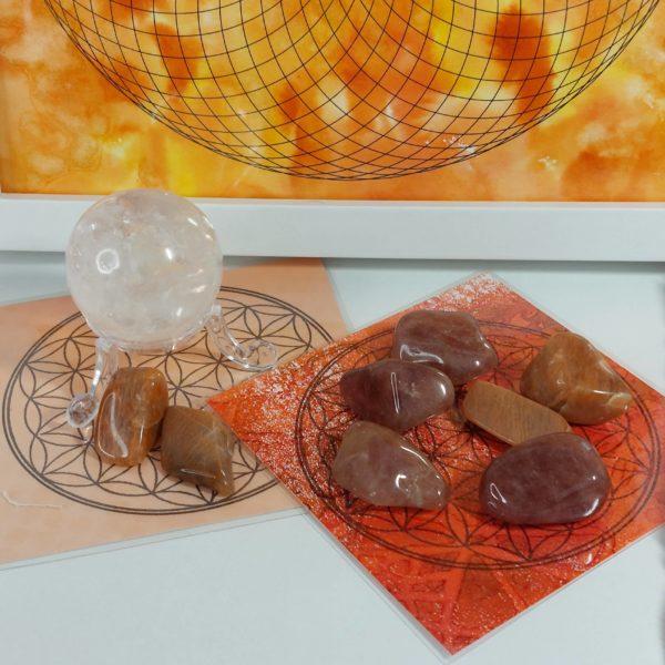 Mandala Tore orange puissance sacrée – Image 2