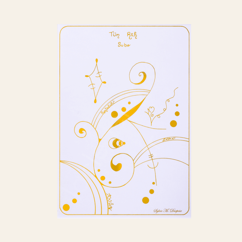 Dessin vibratoire blessure de rejet