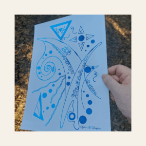 Dessin vibratoire Déploie ta lumière personnalisé pour le rayonnement et la lumière intérieure